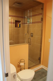 Restored Bathroom and custom shower
